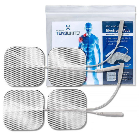 Upgrade to our Premium Comfort Plus 2" x 2" Square White Cloth Electrodes for unparalleled comfort and optimal performance in every session.