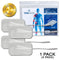 Elevate your therapy experience with our Ultra Premium Optimal Comfort White Cloth Electrodes, 2"x2", Foil Bag