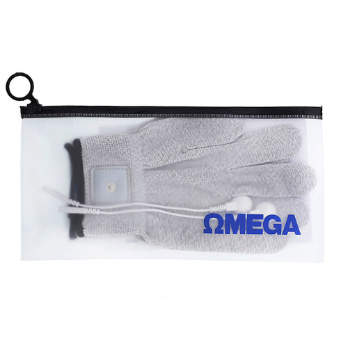Experience targeted hand pain relief with the Omega Premium Conductive Gloves for TENS/EMS (1 Pair)