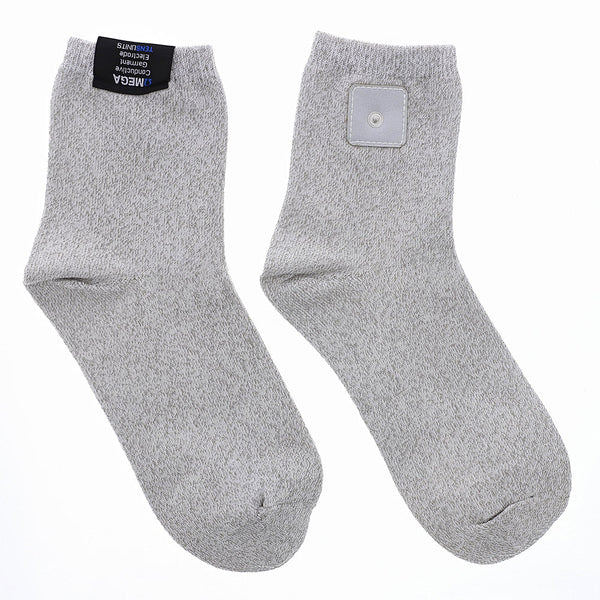 Experience foot pain relief and advanced comfort with the Omega Premium Conductive Socks for TENS/EMS (1 Pair)