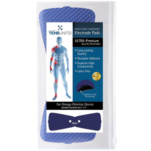 Ultra Premium: Optimal Comfort 7"x3" Butterfly Electrode & Adaptor Wire