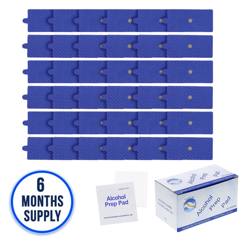 6 Months Supply of Ultra Premium: Optimal Comfort Pads for Optimal Recovery 3.5" x 2"