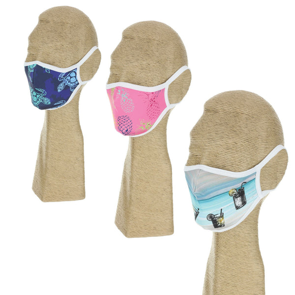 Beach Bliss - Polyester Washable Face Mask