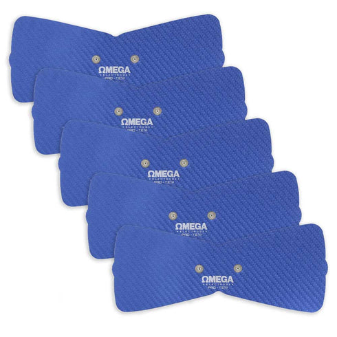 Ultra Premium: Optimal Comfort Butterfly Electrode: 8.5"x3.5", w/ Wire