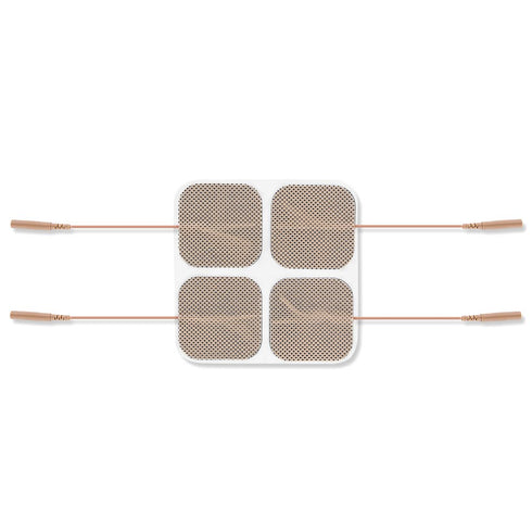 Premium Comfort Plus: 2" x 2" Tan Cloth Electrodes