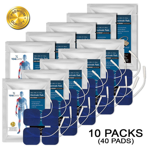 Ultra Premium: Optimal Comfort2"x2" Blue Cloth Electrodes