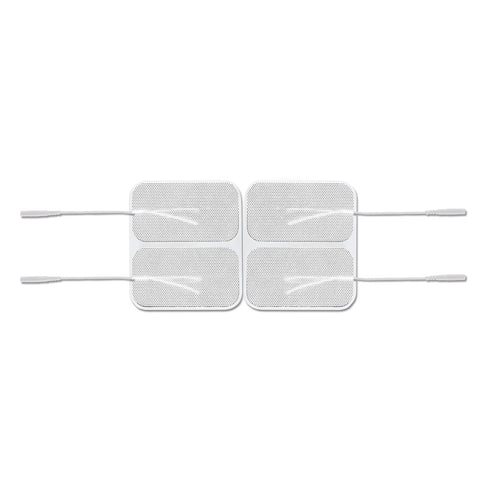 Premium Comfort Plus: 24 White Cloth Electrodes, 2"x3.5"