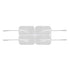 Premium Comfort Plus: 24 White Cloth Electrodes, 2"x3.5"