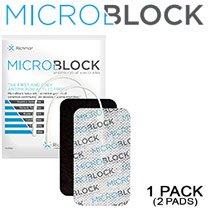 Ultra MicroBlock: Antimicrobial 3"x5" Electrodes, White Cloth, 2-Pack