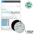 Ultra MicroBlock: 2" Round Antimicrobial Electrodes, Cloth, 4-Pack