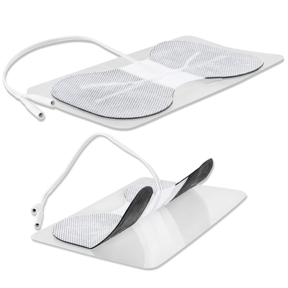 Pack of 4 (4 Pads) 4 x 6 Premium White Cloth Butterfly Electrode in