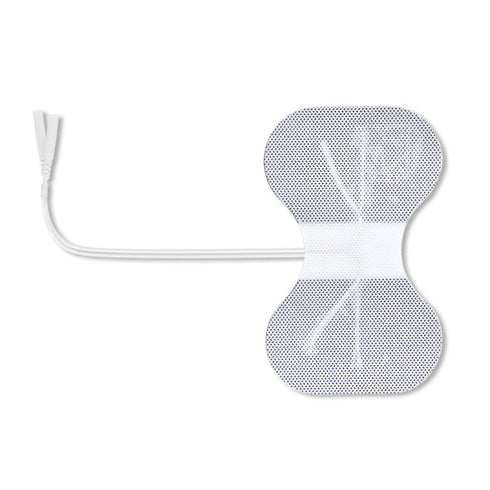 Premium Comfort Plus: 2 White Cloth Butterfly Electrodes, 4"x6"