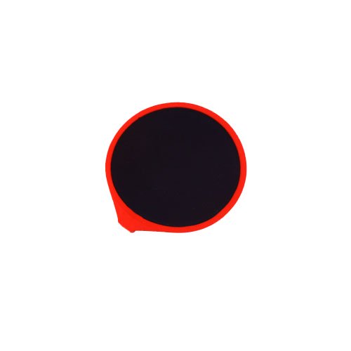 Premium 4" Red Rubber Electrode - 1 Pack (1 Pad)