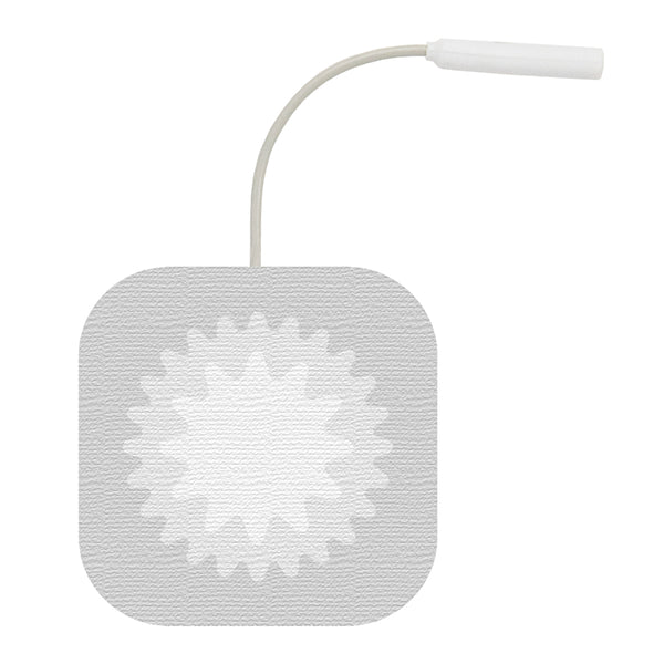 2" Square StarBurst Hypoallergenic Electrodes with Aloe Vera Gel - 1 Pack (4 Pads)