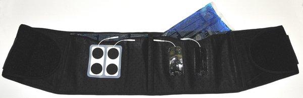 Relief Wrap Conductive Double Pocket Brace with Velcro Electrodes