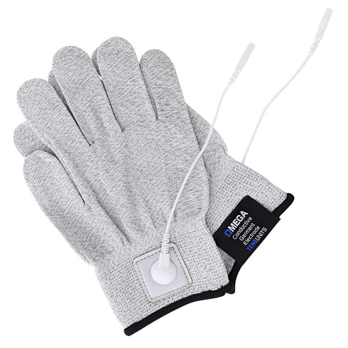 Omega Premium Conductive Gloves for TENS/EMS (1 Pair)