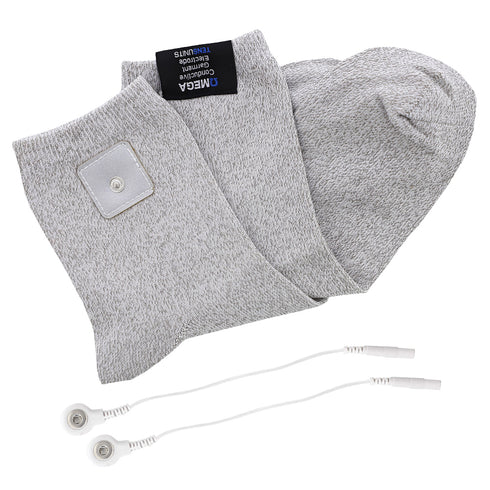 Omega Premium Conductive Socks for TENS/EMS (1 Pair)