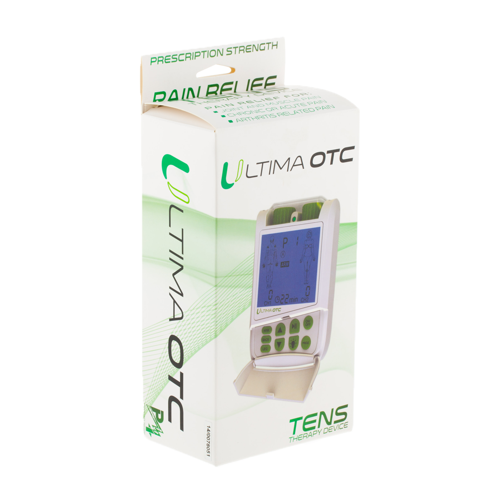 Ultima OTC TENS Massager - Electric Muscle Contraction Stimulator for Pain  Relief - Electrical Nerve Stimulation Massage Unit