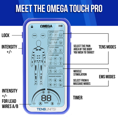 Omega Touch Tens Unit for Effective Pain Relief
