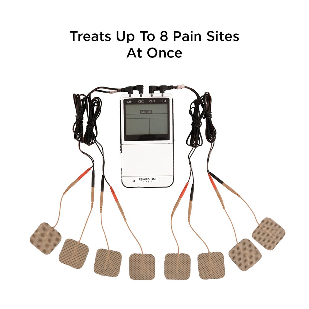 Quad Stim Plus Electro Muscle Stimulator - TENS / EMS Combo Unit