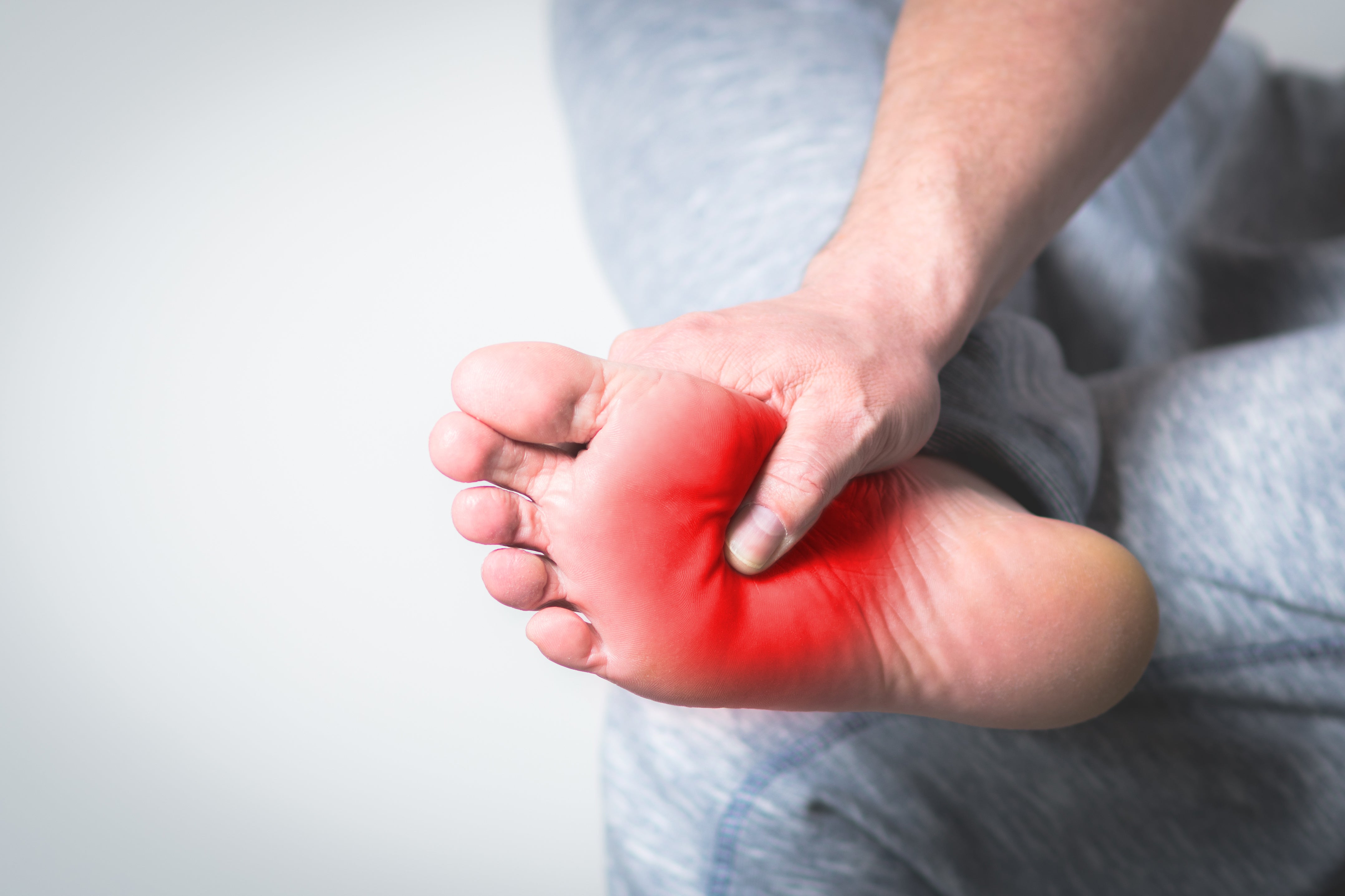 TENS pain therapy for foot pain