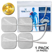 Upgrade to our Premium Comfort Plus 2" x 2" Square White Cloth Electrodes for unparalleled comfort and optimal performance in every session.