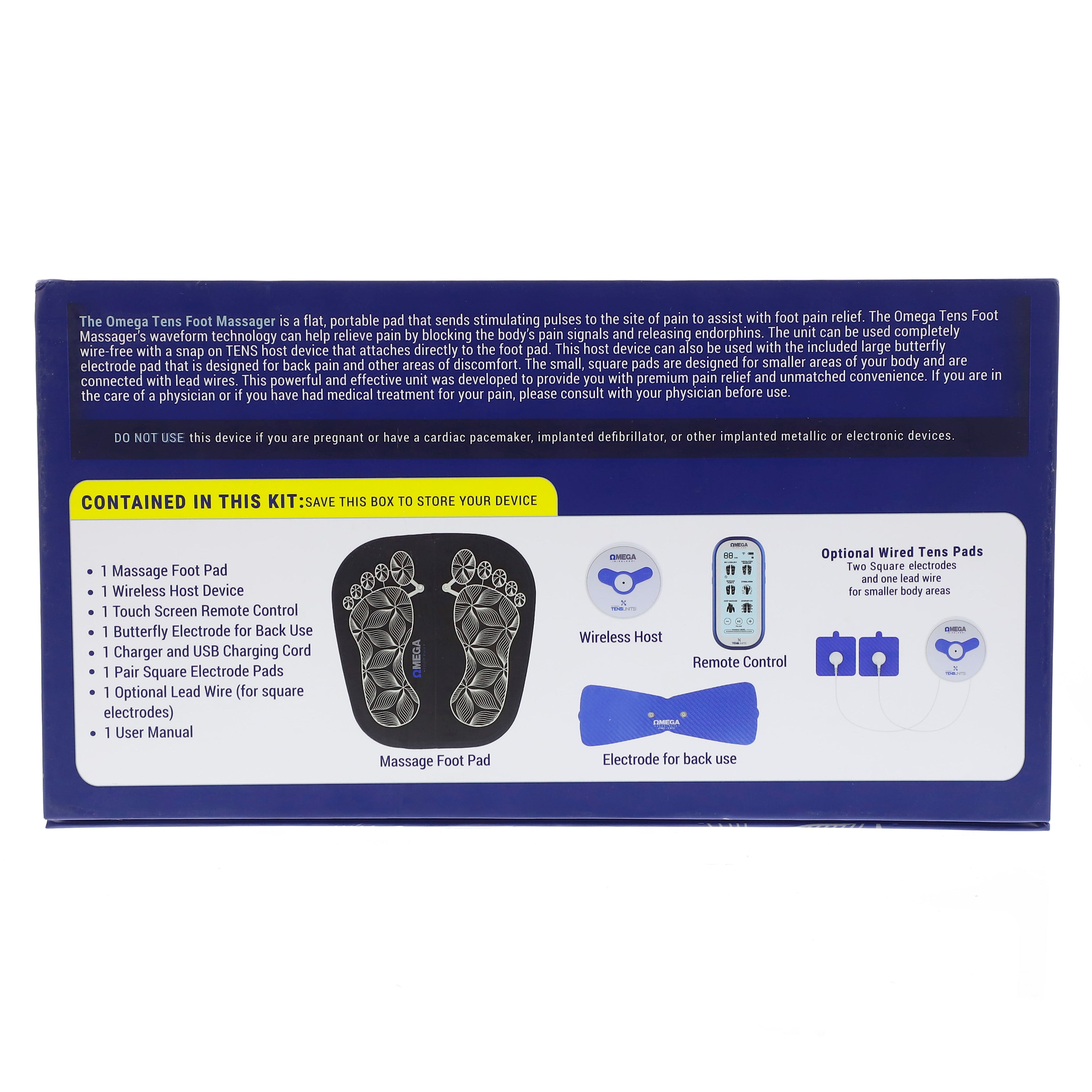 Omega Wireless TENS Foot Stimulator with Remote Control