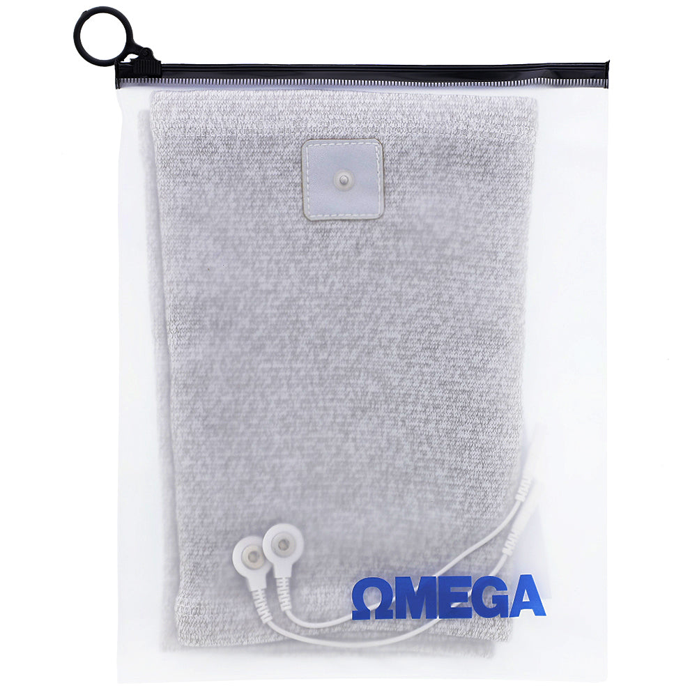 Discover knee pain relief with the Omega Premium Conductive Knee Garment, tailored for TENS/EMS therapy(1 Pair)