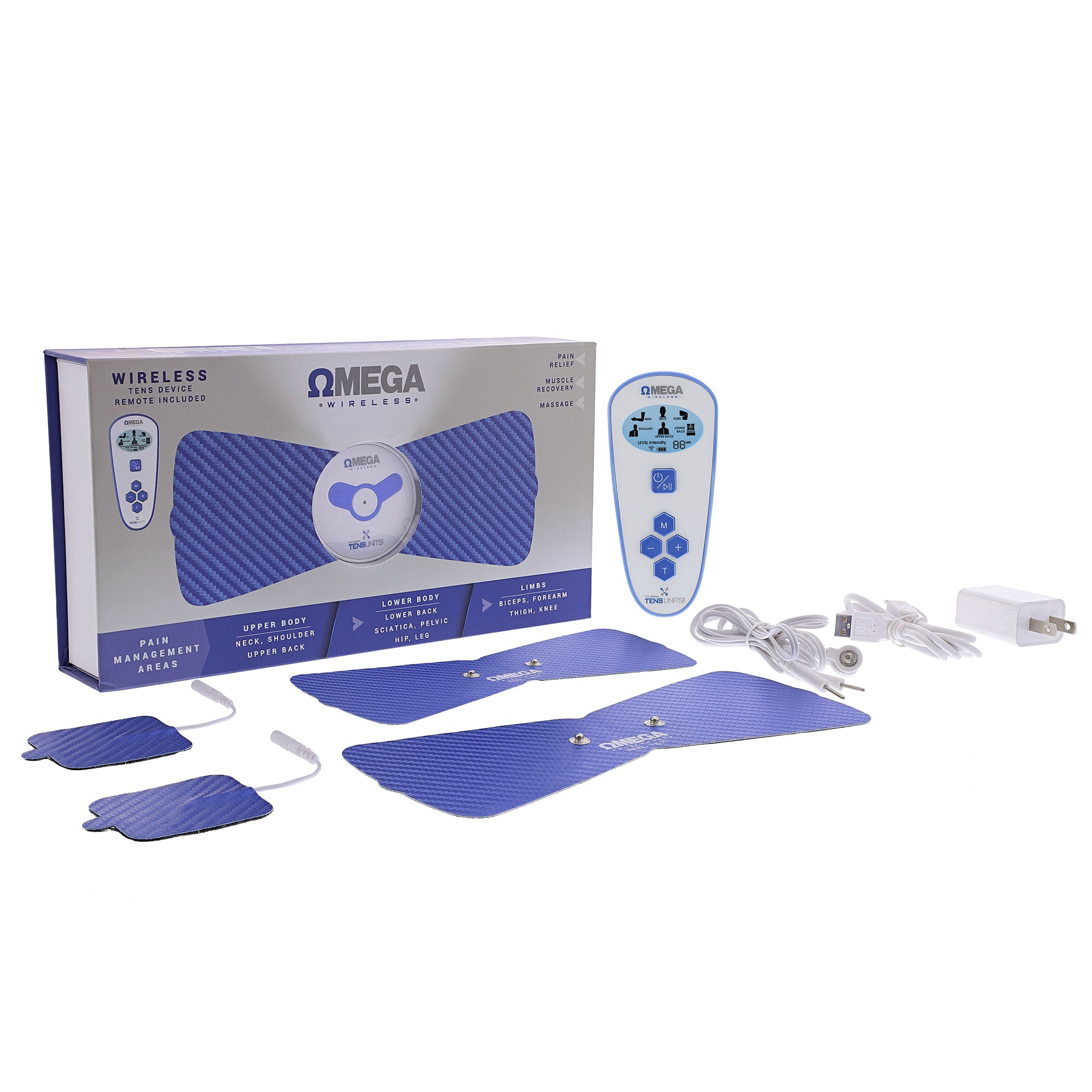 Omega Wireless TENS Unit for Pain Relief