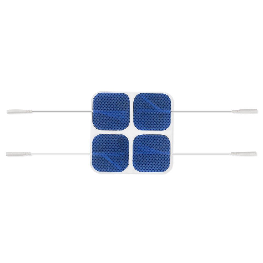 Ultra Premium: Optimal Comfort2"x2" Blue Cloth Electrodes