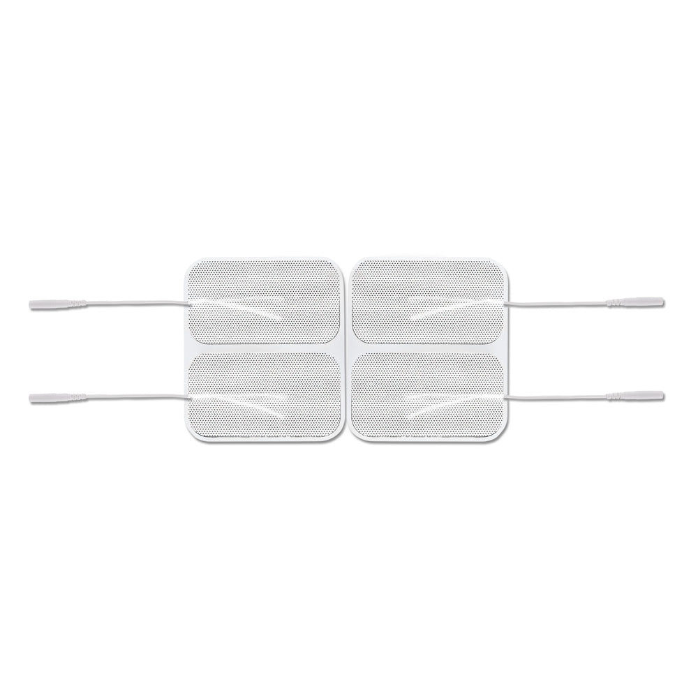 Premium Comfort Plus: 24 White Cloth Electrodes, 2"x3.5"