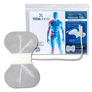 Premium Comfort Plus: 4" x 6" White Cloth Butterfly Electrode