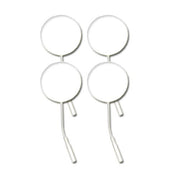 Economy 2" White Foam Round EMS & TENS Electrode Pad - 1 Pack (4 Pads) - Tens Units