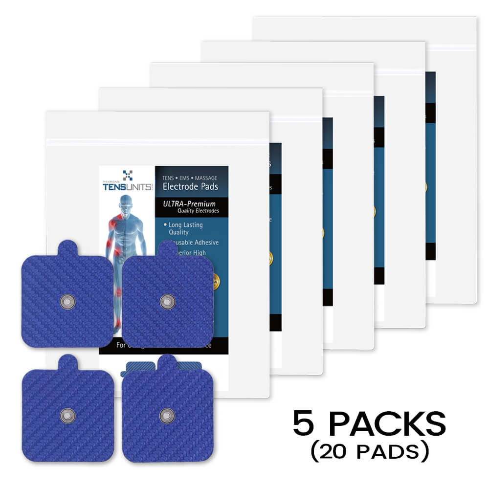 Ultra Premium: Optimal Comfort 2" x 2" Square Snap Electrodes