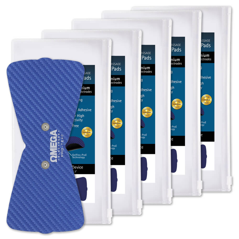 Ultra Premium: Optimal Comfort 7"x3" Butterfly Electrode & Adaptor Wire