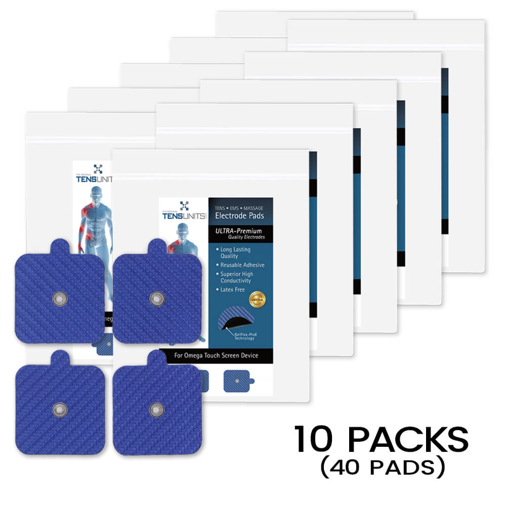 Ultra Premium: Optimal Comfort 2" x 2" Square Snap Electrodes