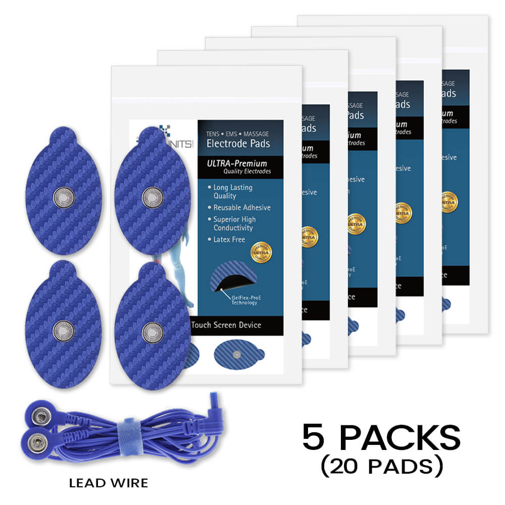 Ultra Premium: Optimal Comfort Oval Shape Snap Electrodes