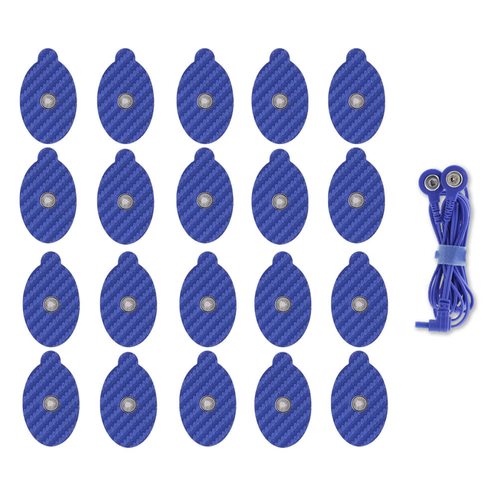 Ultra Premium: Optimal Comfort Oval Shape Snap Electrodes