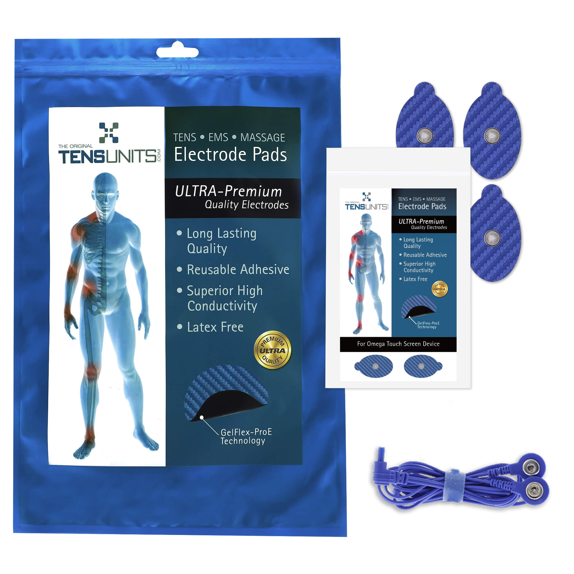 Ultra Premium: Optimal Comfort Oval Shape Snap Electrodes