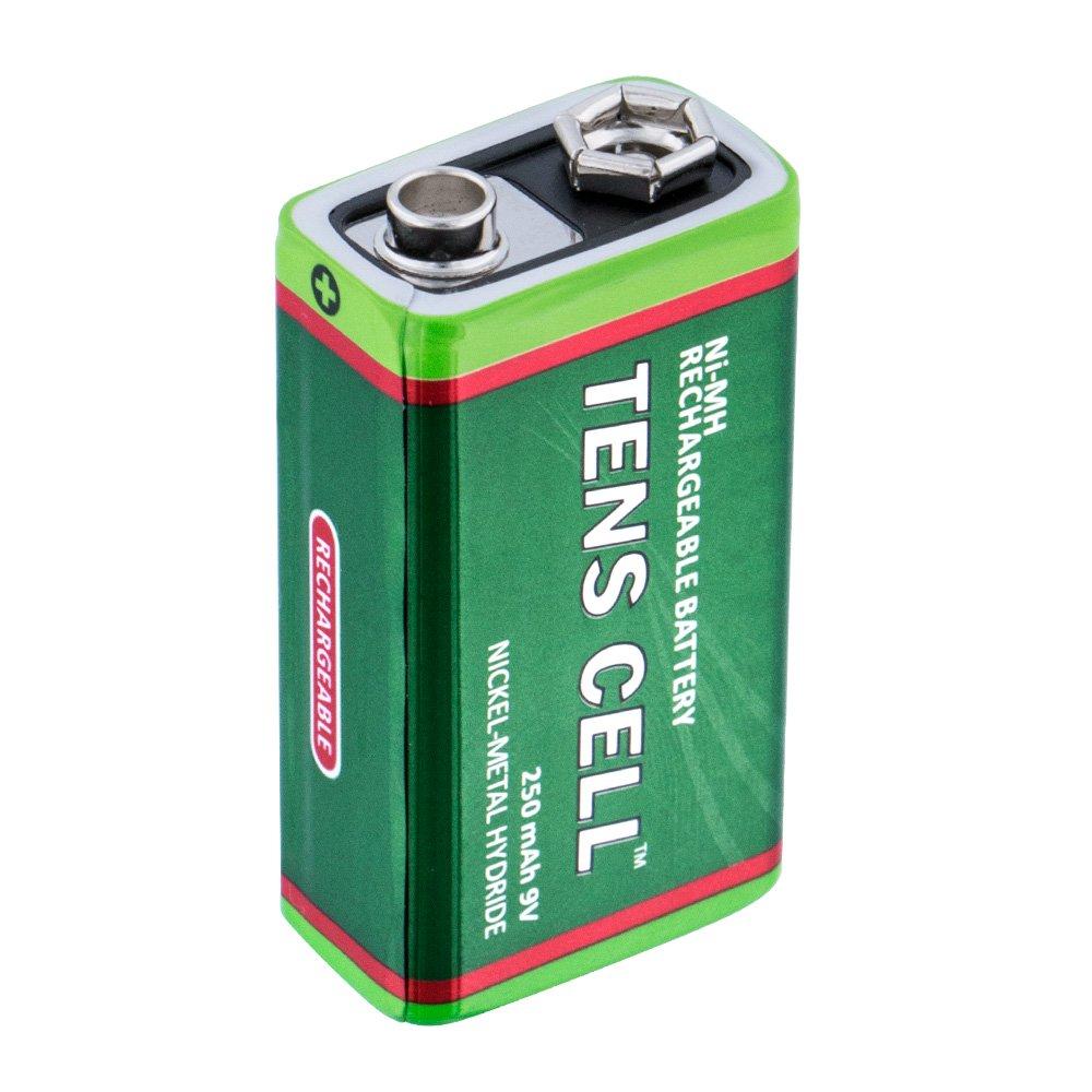 9V 250mAh NI-MH Rechargeable Battery Smart Choice (2 Batteries) - Tens Units