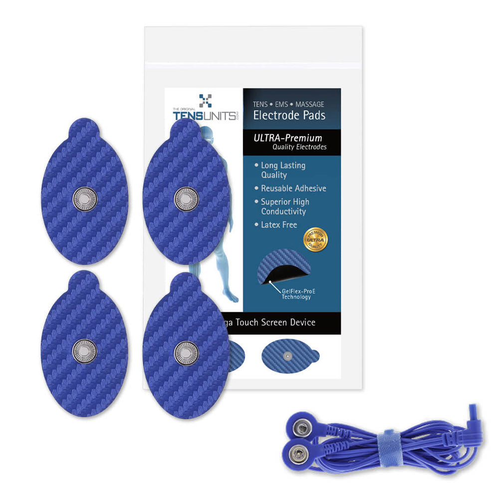 Ultra Premium: Optimal Comfort Oval Shape Snap Electrodes