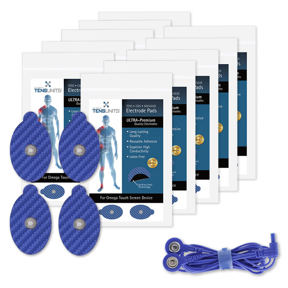 Ultra Premium: Optimal Comfort Oval Shape Snap Electrodes