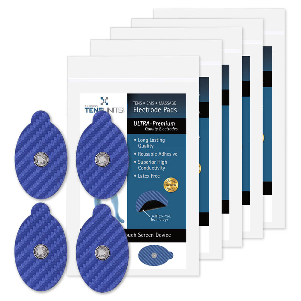 Ultra Premium: Optimal Comfort Oval Shape Snap Electrodes