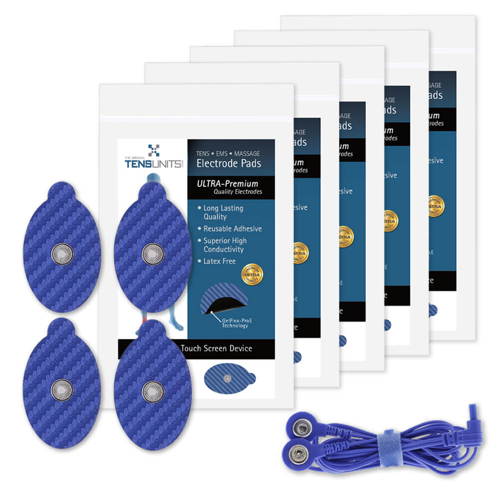 Ultra Premium: Optimal Comfort Oval Shape Snap Electrodes