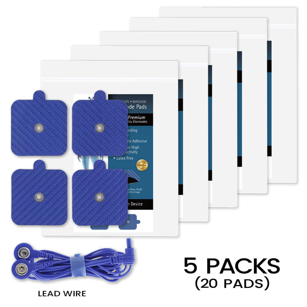 Ultra Premium: Optimal Comfort 2" x 2" Square Snap Electrodes