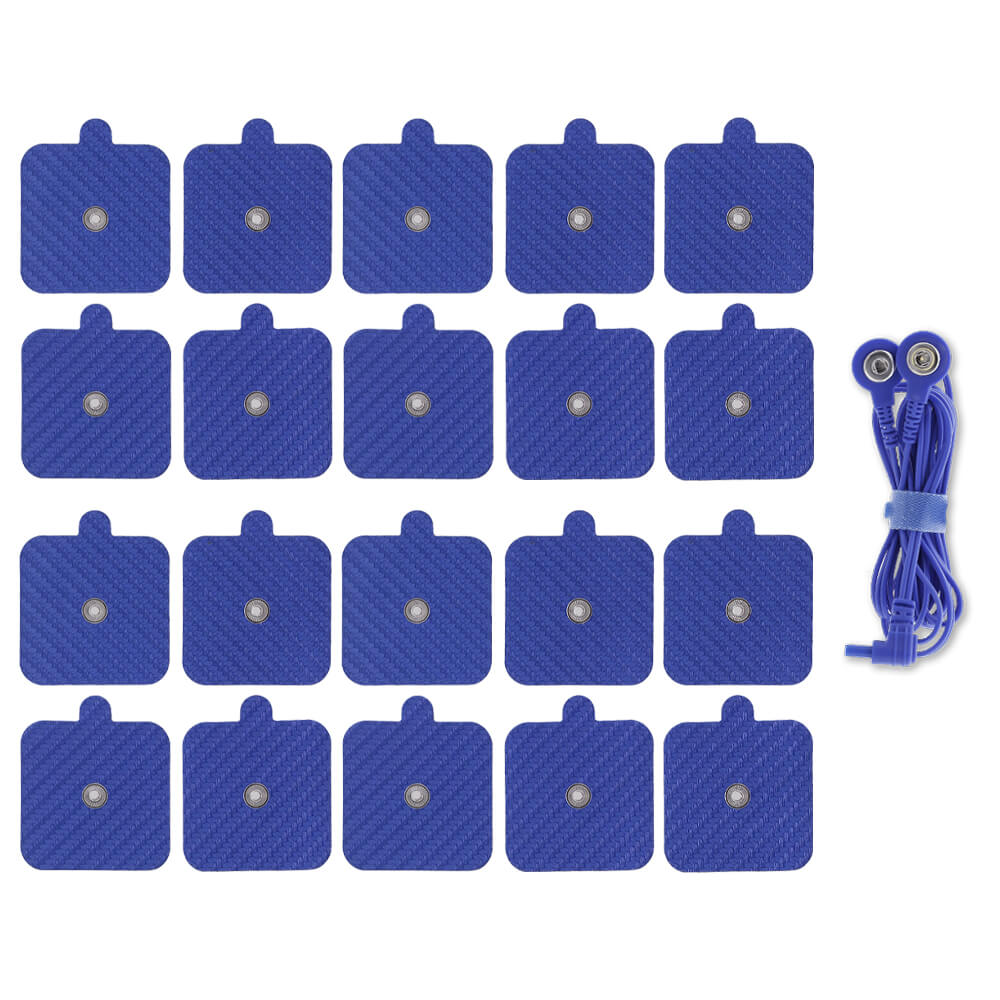 Ultra Premium: Optimal Comfort 2" x 2" Square Snap Electrodes