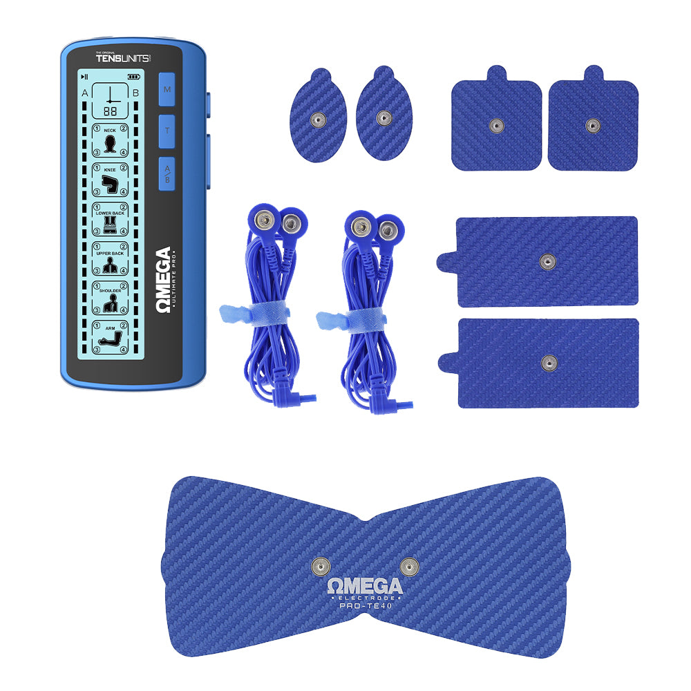 Omega Ultimate Pro Tens & EMS Combo Unit for Pain Relief